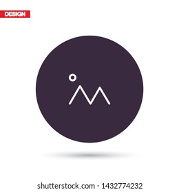 image Vector icon . Lorem Ipsum Illustration design
