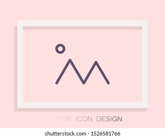 image Vector icon . Lorem Ipsum Illustration design
