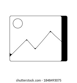 Image vector icon symbol design illustration