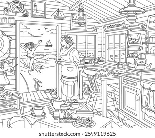 IMAGE VECTOR LINE ART DESGAIN ILLUSTRATOR