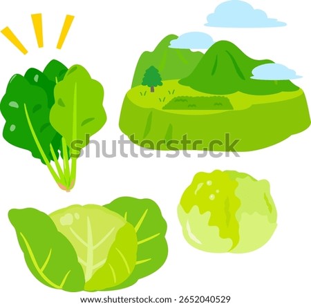 Image of vegetables grown on the plateau