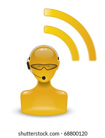 An image of a very nice rss sign for your web site