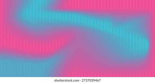Image of a vibrant pink and blue striped pattern