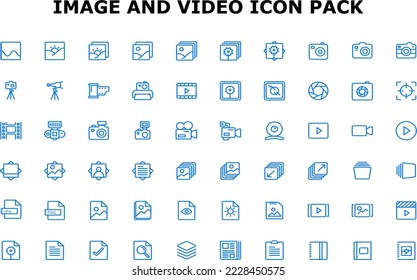 PAQUETE DE ICONOS DE IMAGEN Y VIDEO