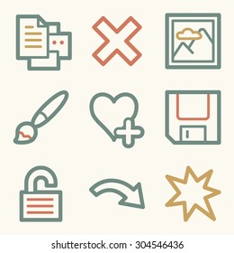 Image viewer web icons