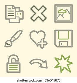 Web-Symbole für Bildbetrachter