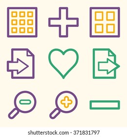 Image viewer web icons