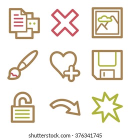 Image viewer web icons