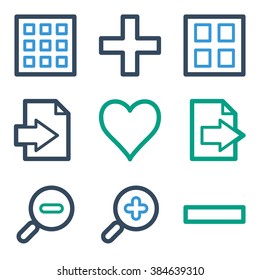 Image viewer web icons