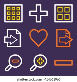 Image viewer web icons