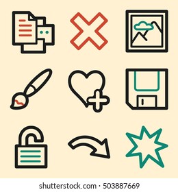 Image viewer web icons