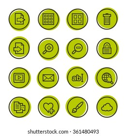 Web-Icons-Set für den Bildbetrachter