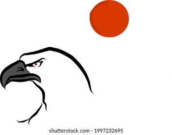 Image of viktor with the object of an eagle head
