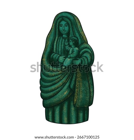 Image of the Virgin of The Angels, patron Virgin of Costa Rica