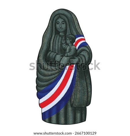 Image of the Virgin of The Angels, patron Virgin of Costa Rica