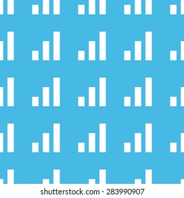 Image of volume scale, repeated in straight lines on blue background