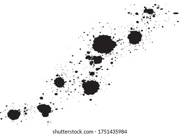 Imagen de gotas de agua escritas con un pincel