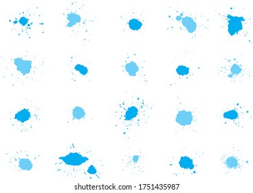 Image of water drops written with a brush