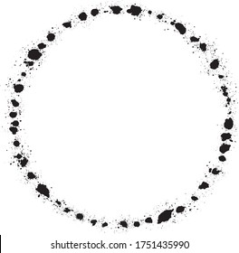 Image of water drops written with a brush