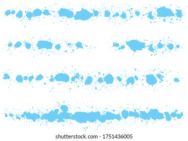 Imagen de gotas de agua escritas con un pincel