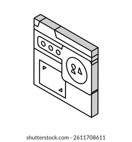 image web site ephemeral isometric icon vector. image web site ephemeral sign. isolated symbol illustration