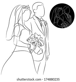 An image of a wedding couple.