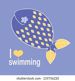 the image of the whale who loves to swim