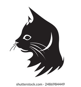  image of a white and black cat logo