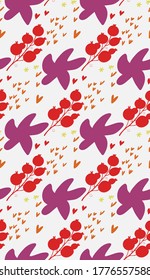 Image without seams. Beautiful pattern on a summer theme. Background image.