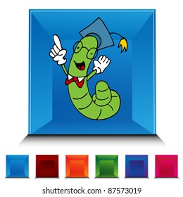 An image of a worm gemstone button set.