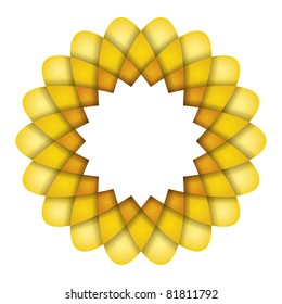 An image of a yellow flower graphic