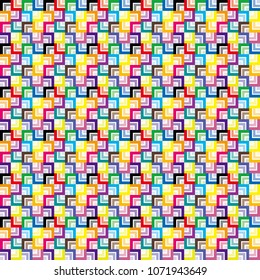 image,color tile - Geometric seamless pattern