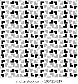 image,gray scale tile - Geometric seamless pattern