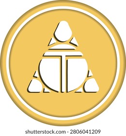 Images of alien worlds-TLM virtual currency. digital coins. 3d illustrations.