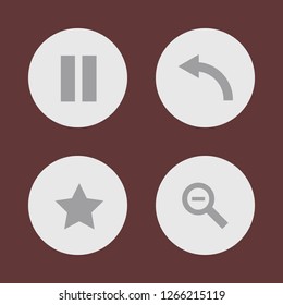Images for application. Icon set for buttons.