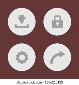 Images for application. Icon set for buttons.