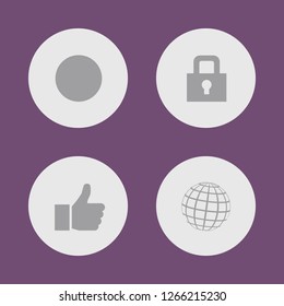 Images for application. Icon set for buttons.
