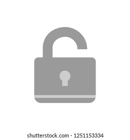 Images for application. Unlocked lock.