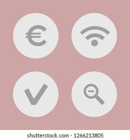 Images for applications. Icon set for button.