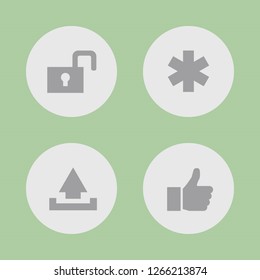Images for applications. Icon set for button.