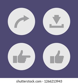 Images for applications. Icon set for button.