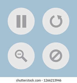 Images for applications. Icon set for button.