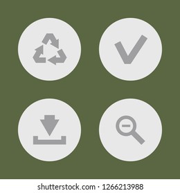 Images for applications. Icon set for button.