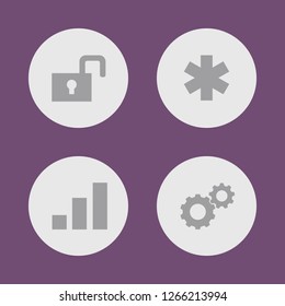 Images for applications. Icon set for button.