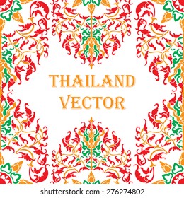 Images artistic of line thai - Thai vector