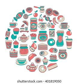 Images for confectionery or coffee shop