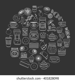 Images for confectionery or coffee shop