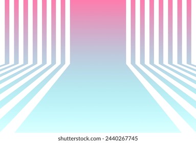 Images designed using a vector editor bring objects together into a single piece Designed to be stacked to be the same size The pattern is of good quality and has a gradient blue-pink tone Suitable 