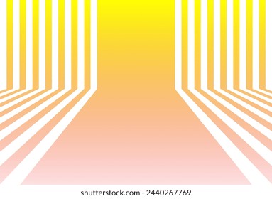Images designed using a vector editor bring objects together into a single piece Designed to be stacked to be the same size The pattern is of good quality and has a gradient yellow-orange tone 