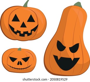
Imágenes de diferentes calabazas para Halloween